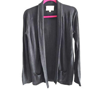Debbie Morgan Black Long Sleeve Cardigan Small